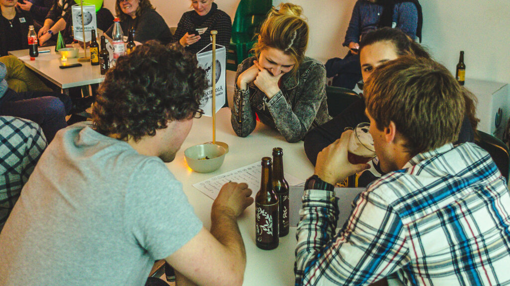 Corporate games, party games, auction, fun, corporate team building, minute to win it, drinking games
